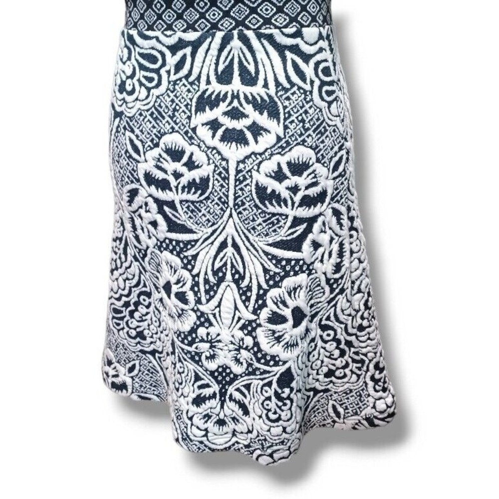 ett:twa Anthropologie Lined Womens XS Black White Sleeveless Valery Shift Dress - Picture 12 of 16